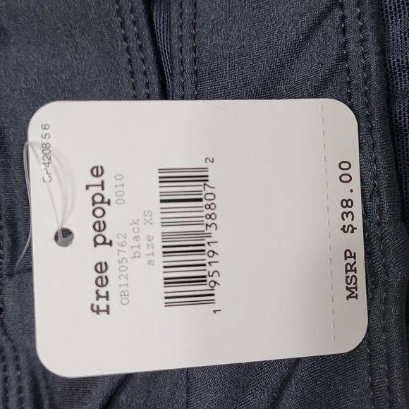 FP Movement Very Prairie Bandeau Style Back CutOut Black Bra - Picture 14 of 16